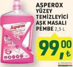 ASPEROX YÜZEY TEMİZLEYİCİ AŞK MASALI PEMBE 2,5 L fiyat ve kampanya bilgisi